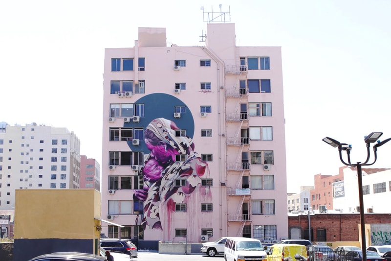 Avenue des Arts New Gallery Downtown Los Angeles Artwork Murals Hopare Pez Matt Gondek Pixel Pancho MonkeyBird Seen Kan Nicolas Giquel
