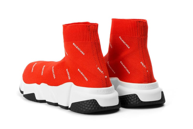 balenciaga speed trainer all red