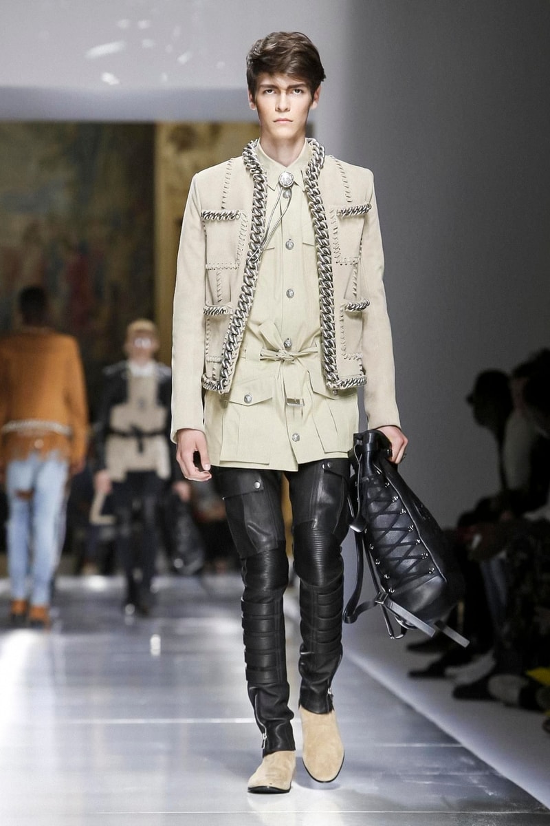 Balmain 2018 Spring/Summer Collection Paris Fashion Week Men's ss18 pfw Olivier Rousteing