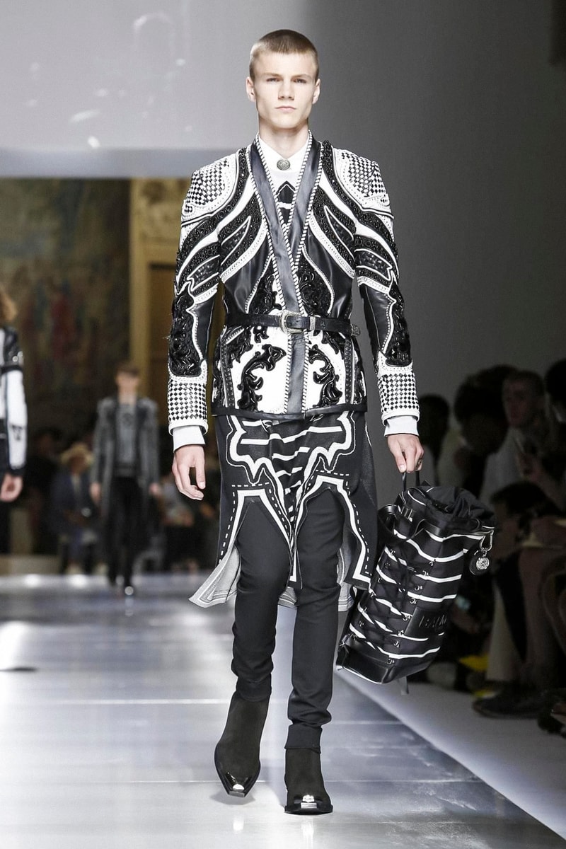 Balmain 2018 Spring/Summer Collection Paris Fashion Week Men's ss18 pfw Olivier Rousteing