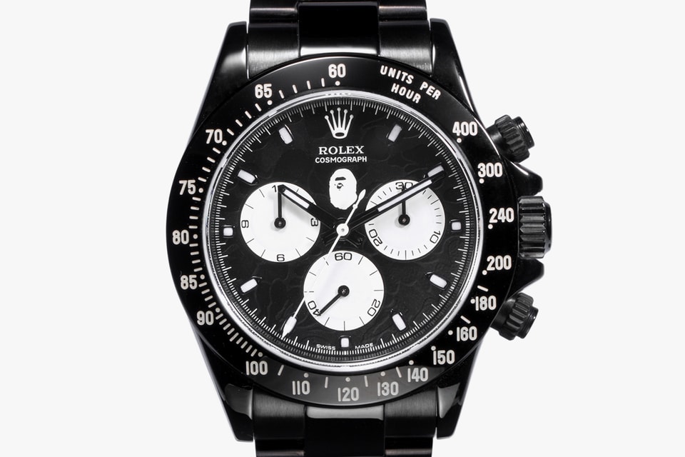 BAPE Rolex Bamford Watch Daytona and GMT Models