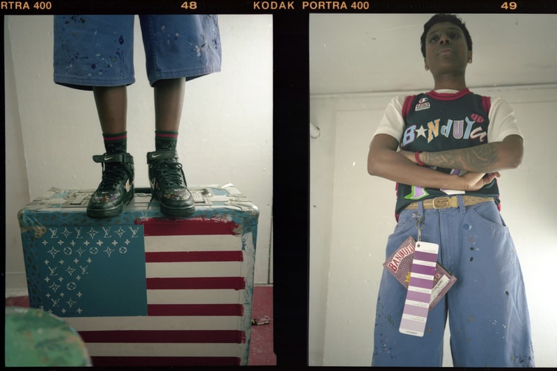 Bandulu New Collection SERIES by Bodega Champion Nike Air Force 1 High Basketball
