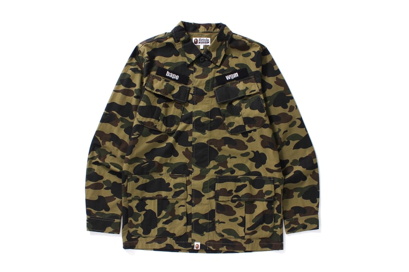 BAPE Camo Shirts 2017 WGM Line A Bathing Ape