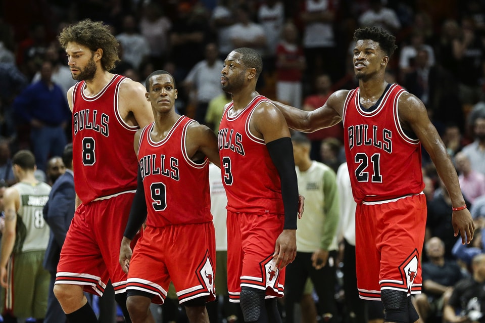Denzel Valentine - Chicago Bulls - Game-Worn 'City' Jersey - 2017