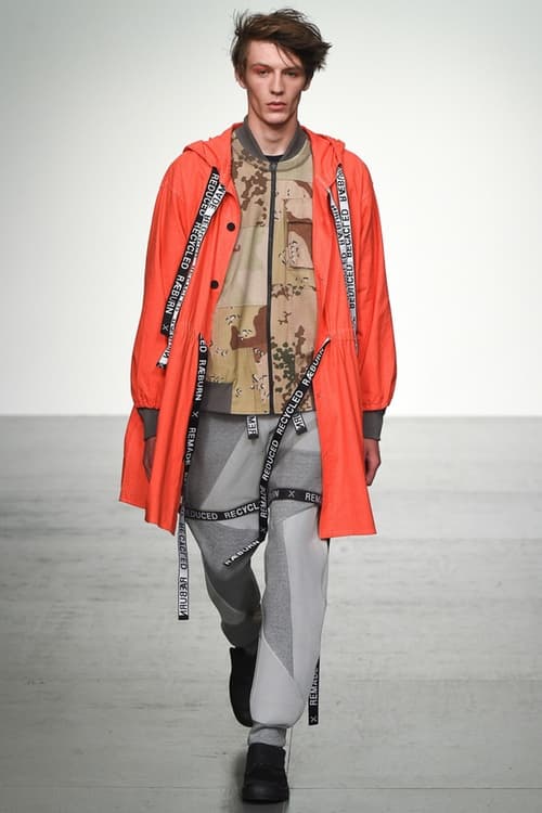 Christopher Raeburn London Fashion Week Men's 2018 Spring/Summer fashion style interview runway show showing presentation Palladium
