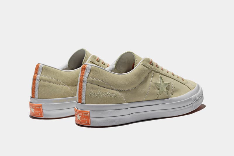 Foot Patrol x Converse One Star collaboration stone backside profile