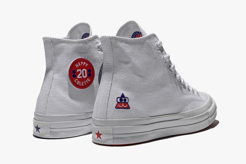 Converse colette Club 75 Triple C Collaboration Chuck Taylor 70s One Star red white blue Paris colette Club 75