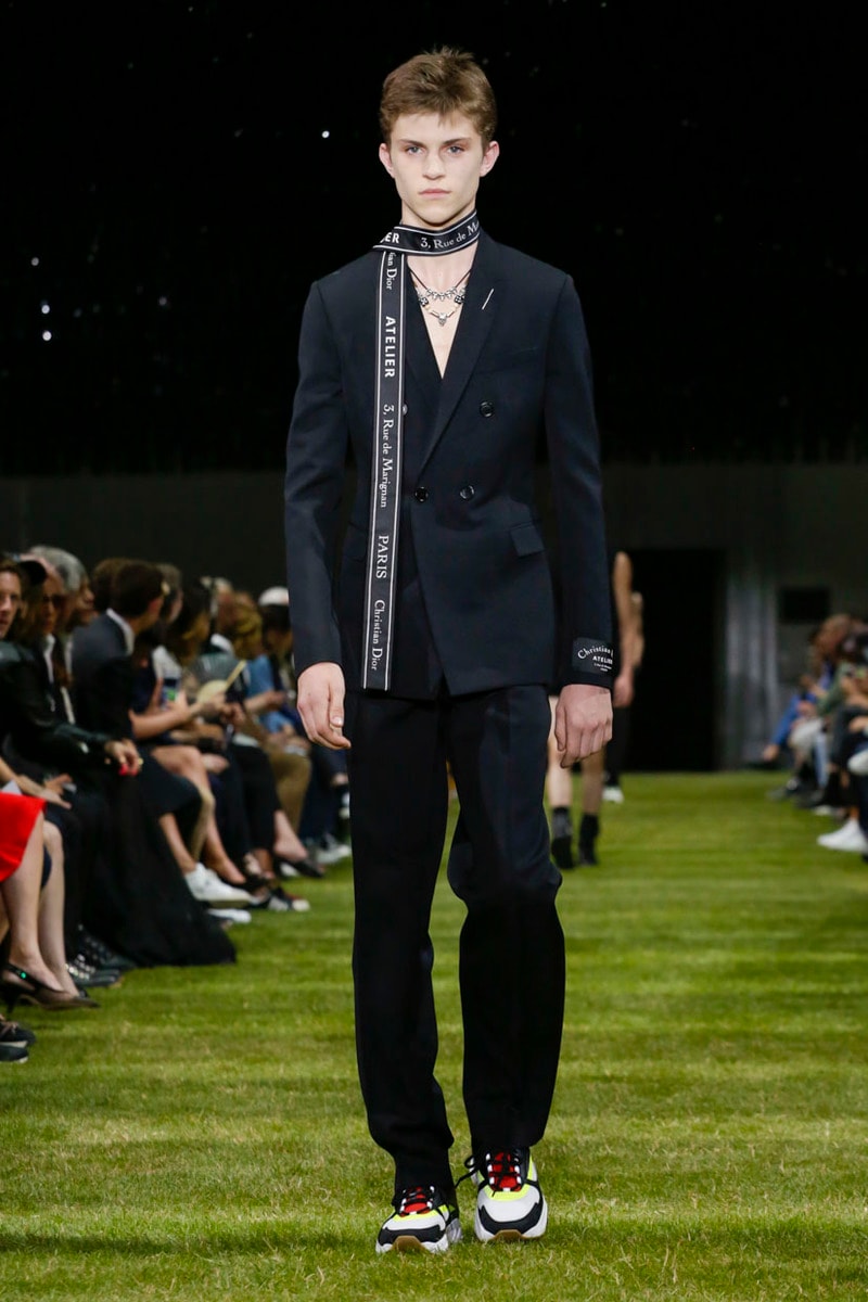 Dior Homme 2018 Spring/Summer Collection Paris Fashion Week Men's ss18 pfw men france late night Kris Van Assche President Emmanuel Macron