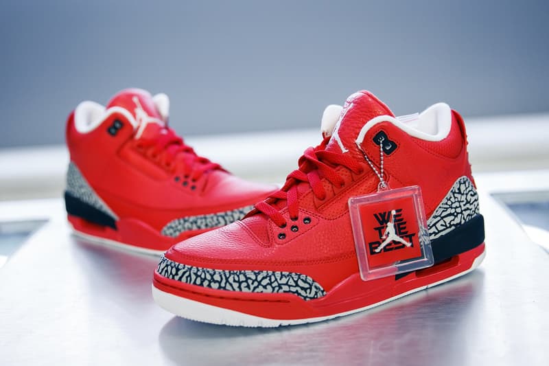 DJ Khaled Air Jordan 3 Collab Stadium Goods Red We The Best