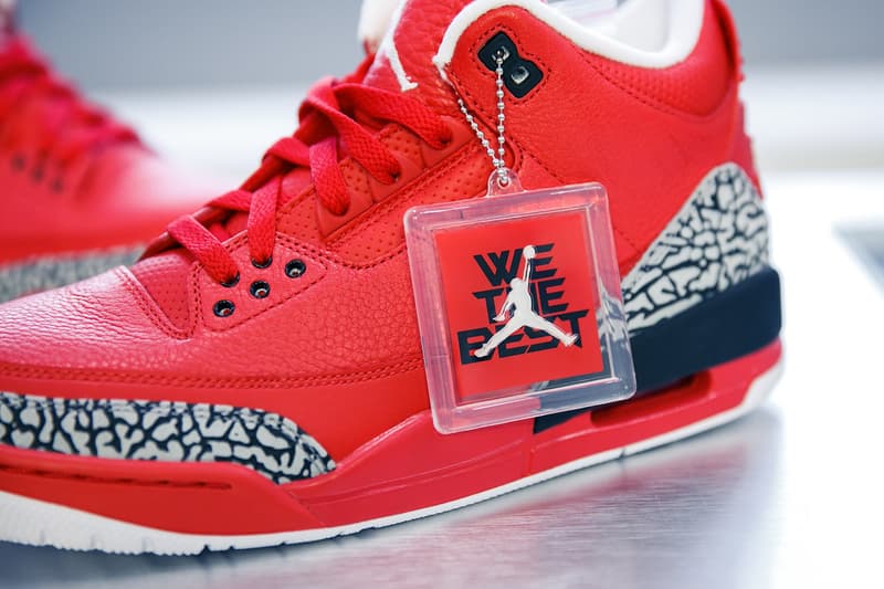 DJ Khaled Air Jordan 3 Collab Stadium Goods Red We The Best