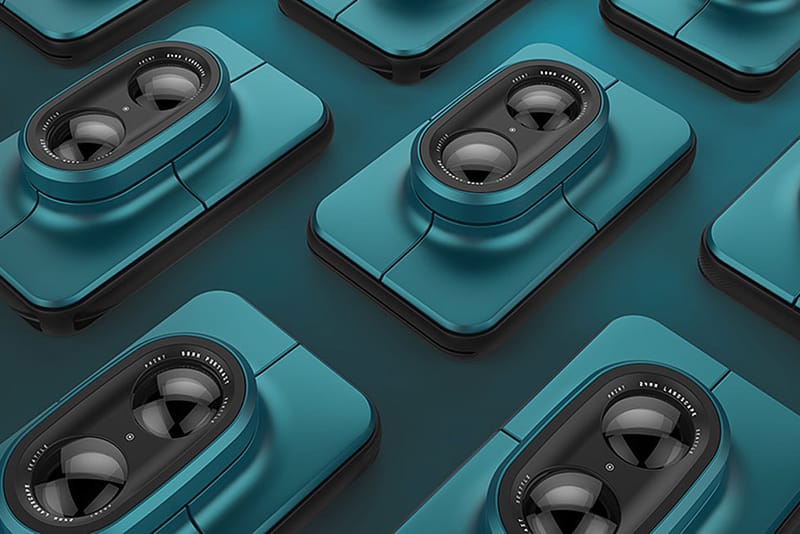 The Dual Instant Camera Has a Rotating Lens System for Landscape & Portrait Photography