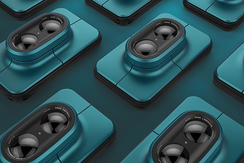 Dual Instant Camera Rotating Lens System Portrait Landscape Photography