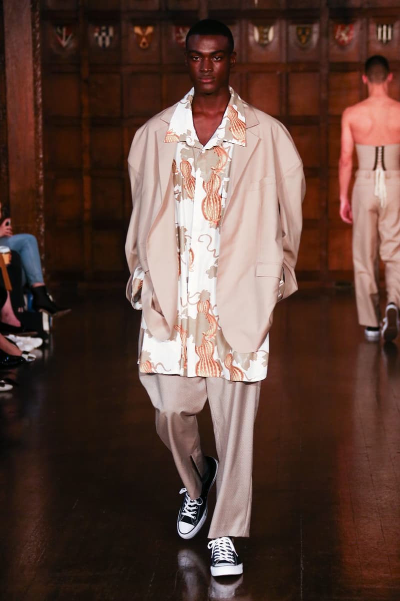 Edward Crutchley 2018 Spring/Summer Collection Runway Show London Fashion Week Men's