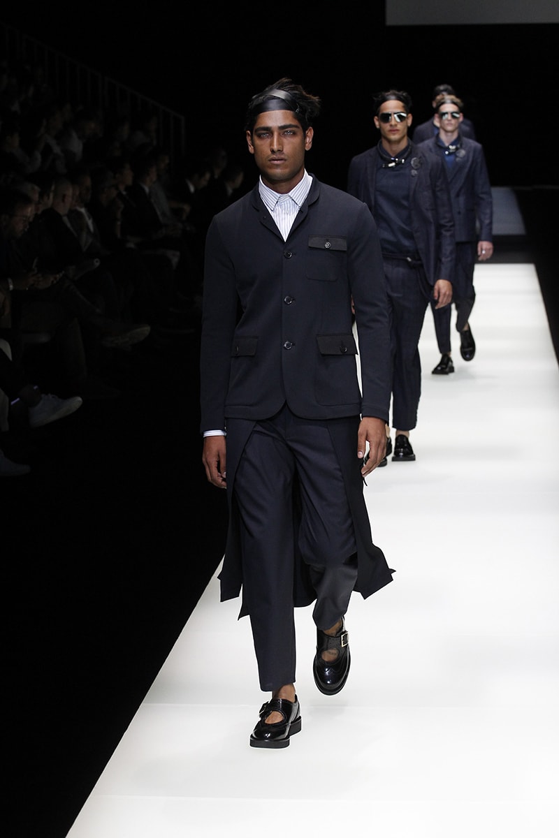 Emporio Armani 2018 Spring Summer Collection Milan Fashion Week Men's 2018