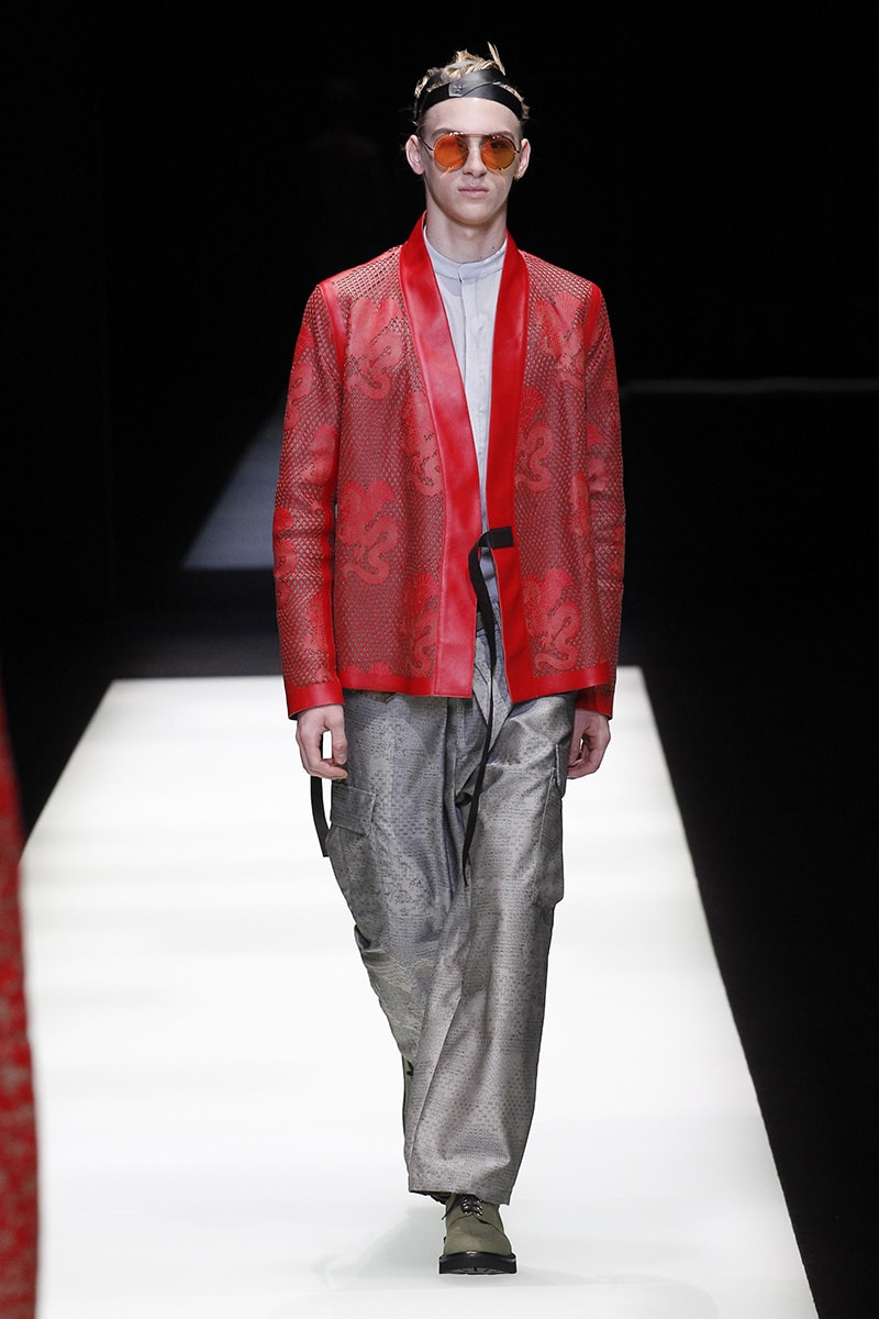 Emporio Armani 2018 Spring Summer Collection Milan Fashion Week Men's 2018