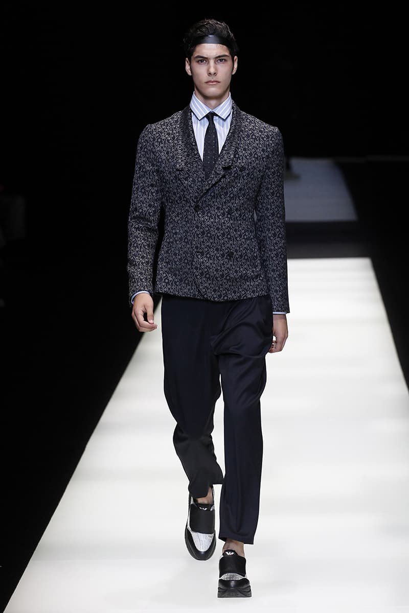 Emporio Armani 2018 Spring Summer Collection Milan Fashion Week Men's 2018