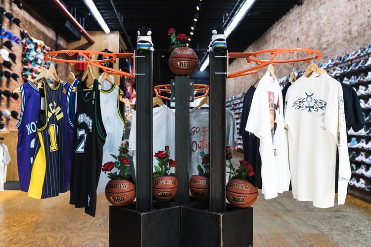 There's an Ode to Vintage NBA Memorabilia Set up Right Now in NYC