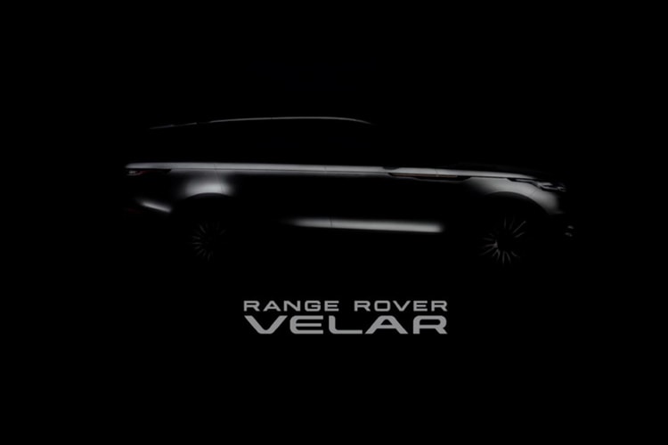 fragment design Teases Upcoming Range Rover Velar Unveiling