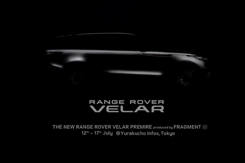 fragment design Range Rover Velar Teaser