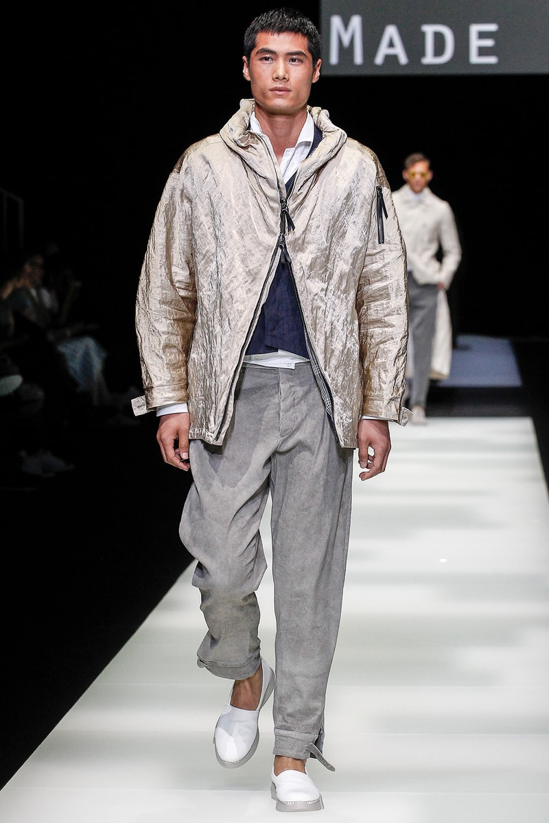 Giorgio Armani Spring Summer 2018 Collection Milan Fashion Week Men's