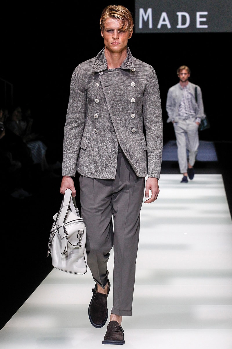 Giorgio Armani Spring Summer 2018 Collection Milan Fashion Week Men's