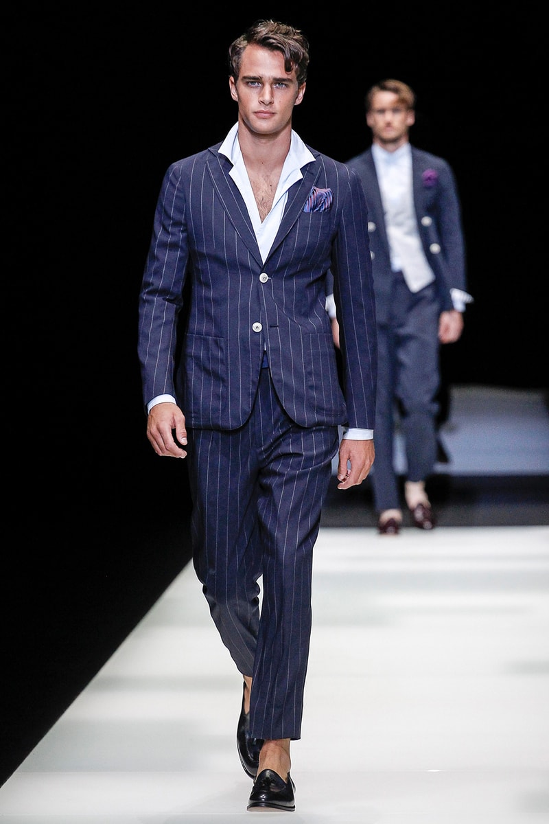 Giorgio Armani Spring Summer 2018 Collection Milan Fashion Week Men's