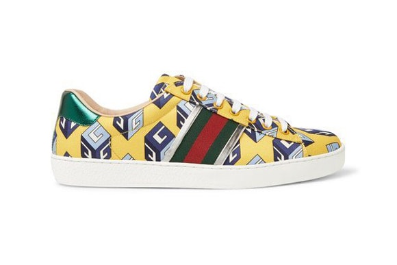 Gucci Ace Sneakers Mr Porter Exclusive Satin