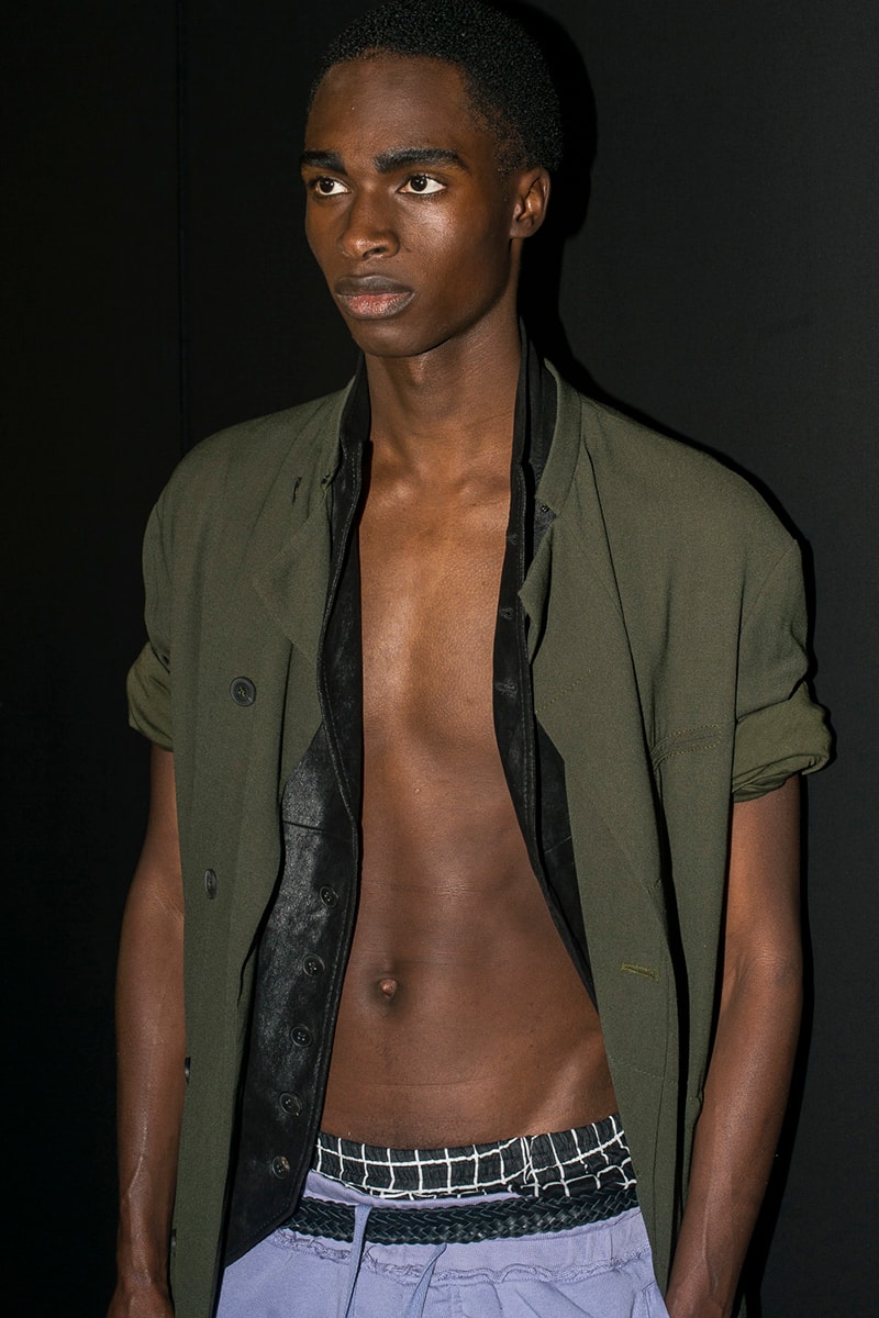 Haider Ackermann 2018 Spring/Summer Paris Fashion Week Men's Show Backstage