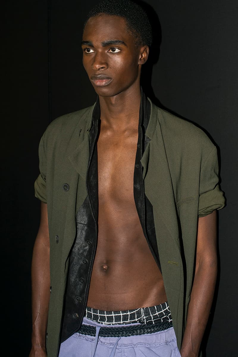 Haider Ackermann 2018 Spring/Summer Paris Fashion Week Men's Show Backstage