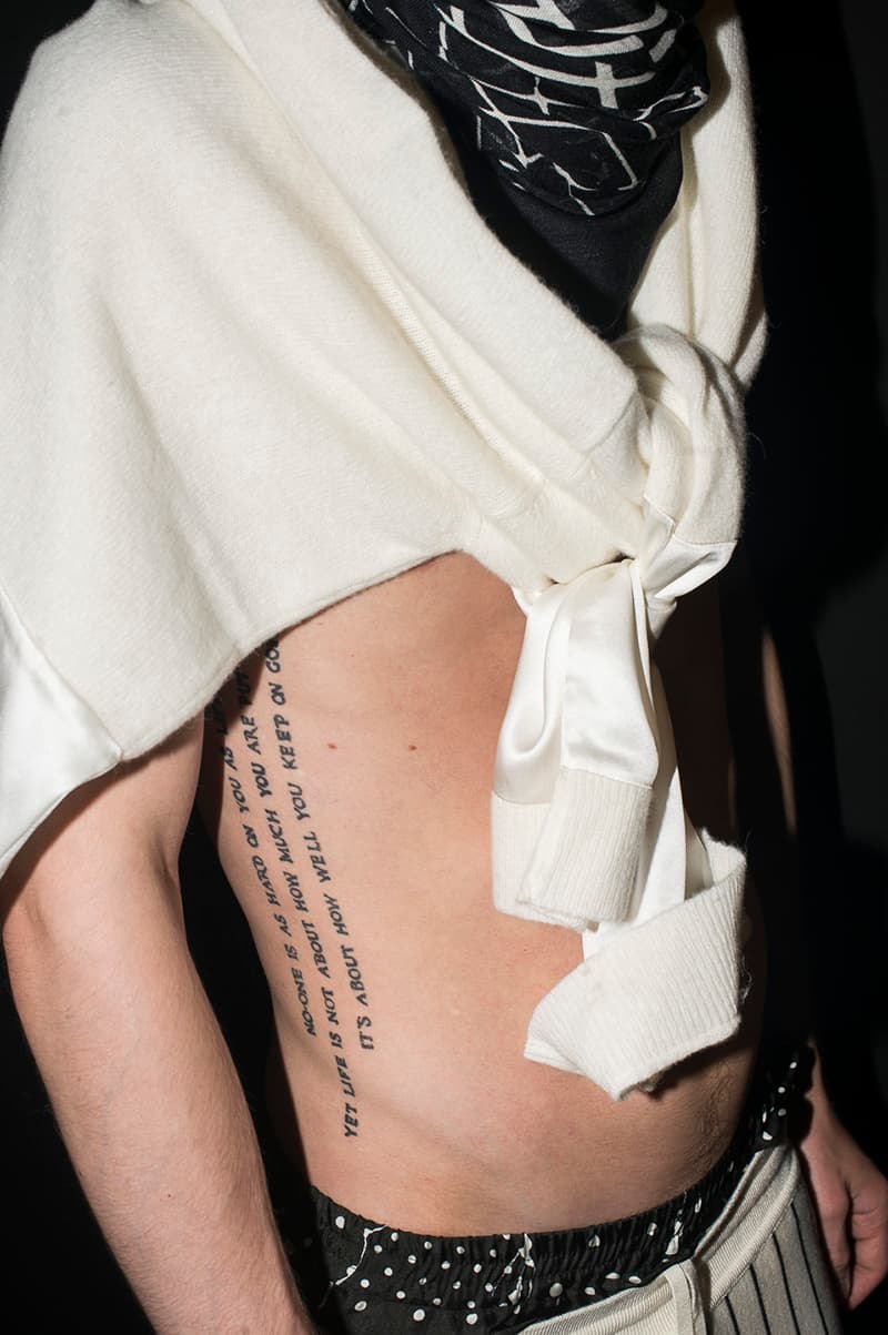 Haider Ackermann 2018 Spring/Summer Paris Fashion Week Men's Show Backstage