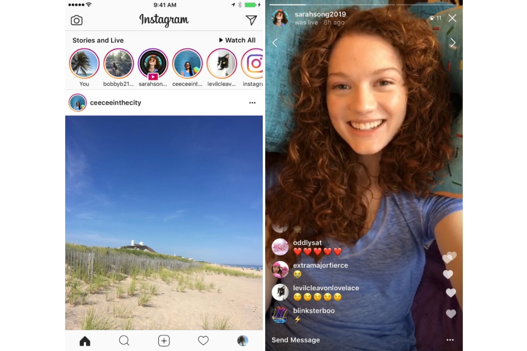 Instagram Stories Live Video Replays