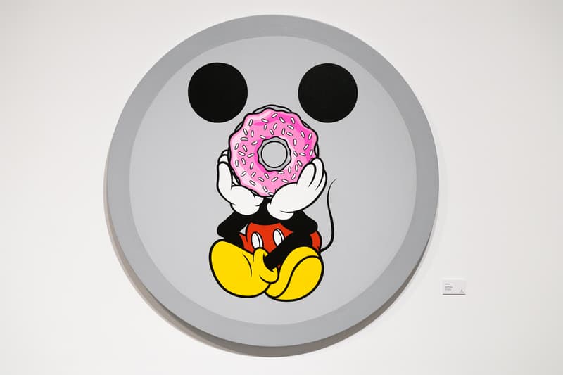 Jerkface Donuts Exhibit Art Show Pop-up Mickey Mouse Spongebob Squarepants Marvin the Martian Artwork Over The Influence Gallery