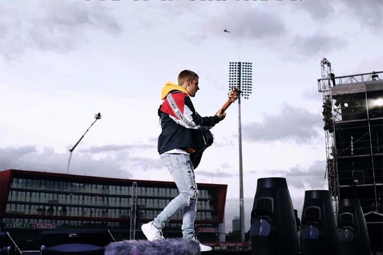 Justin Bieber's Concert-Worn YEEZYs Serve a New Purpose