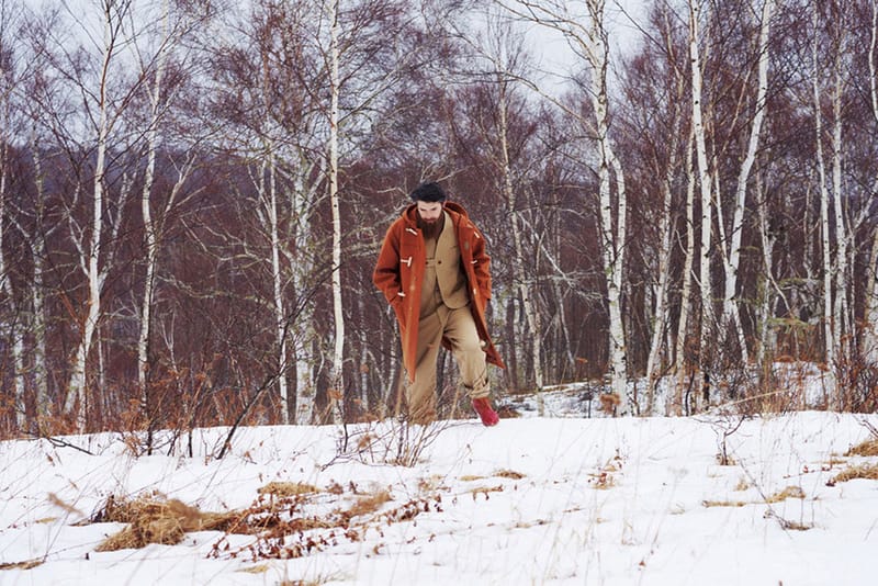 Kaptain Sunshine Takes to the Snowy Woods for Its 2017 Fall/Winter Lookbook