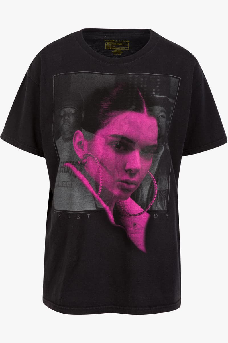 Kendall Kylie Jenner Vintage T-Shirt Collection Tupac Shakur Biggie Smalls Pink Floyd The Doors Apparel Clothing Controversy