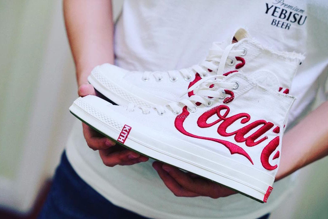 KITH Coca Cola Converse Chuck Taylor All Star '70 First Look White Red