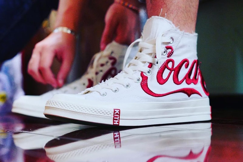 KITH Coca Cola Converse Chuck Taylor All Star '70 First Look White Red