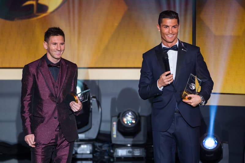 lionel messi cristiano ronaldo phenomal player soccer football 2015 Ballon d'Ors ceremony