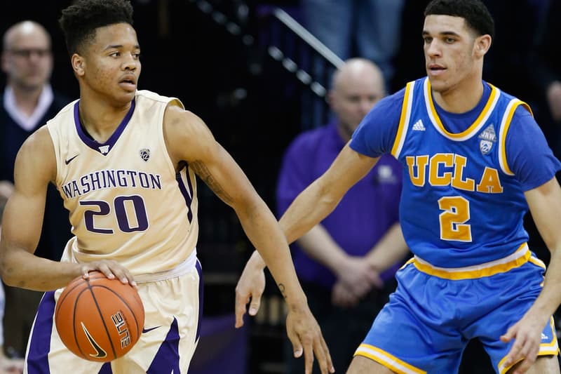 lonzo ball markelle fultz ucla washington basketball college ncaa nba draft 76ers lakers De'Aaron fox espn sports science car cadillac dodgeball gerald washington boxer lavar big baller brand