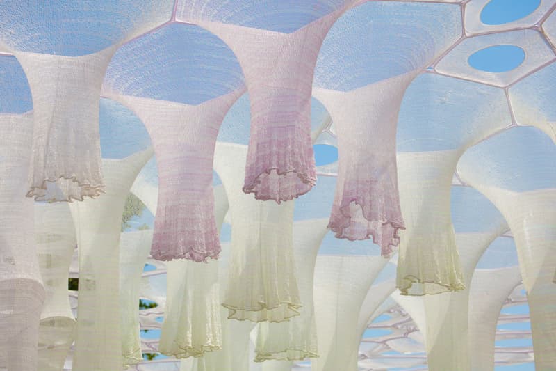 Jenny Sabin Lumen Installation MoMA PS1 Artwork Architecture Design