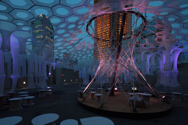 Jenny Sabin Lumen Installation MoMA PS1 Artwork Architecture Design