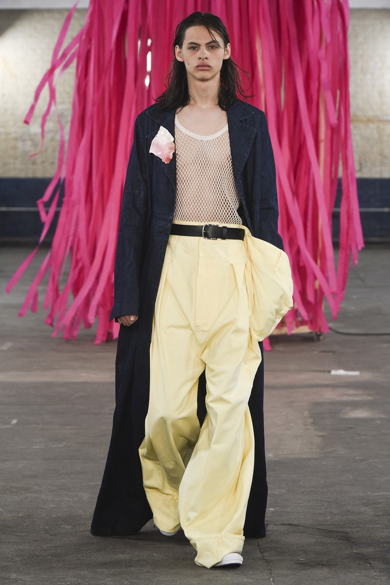 MAN 2018 Spring Summer Collection London Fashion Week Men's Per Götesson Art School Rottingdean Bazaar.