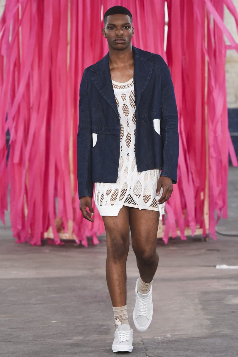 MAN 2018 Spring Summer Collection London Fashion Week Men's Per Götesson Art School Rottingdean Bazaar.