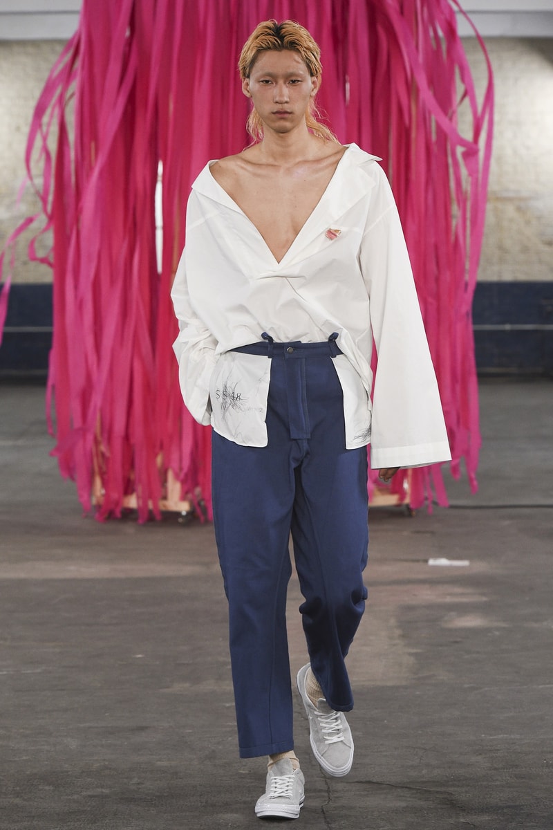 MAN 2018 Spring Summer Collection London Fashion Week Men's Per Götesson Art School Rottingdean Bazaar.