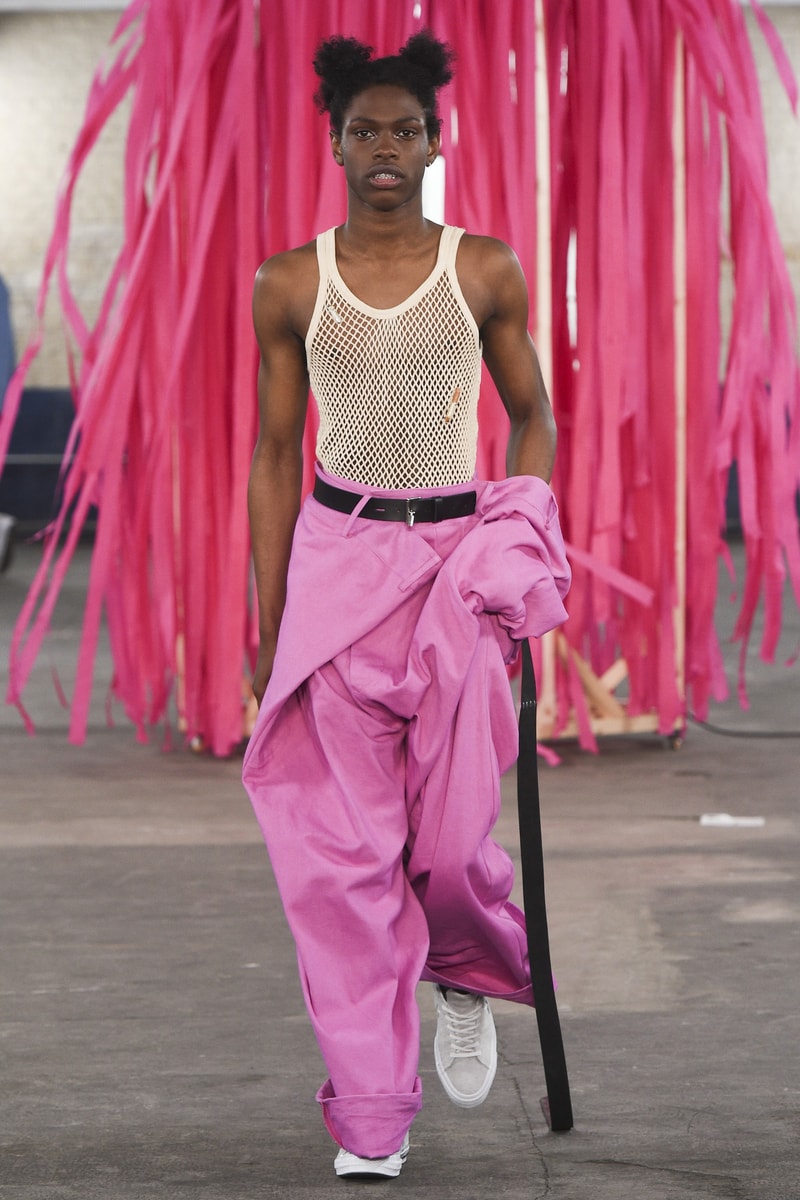 MAN 2018 Spring Summer Collection London Fashion Week Men's Per Götesson Art School Rottingdean Bazaar.