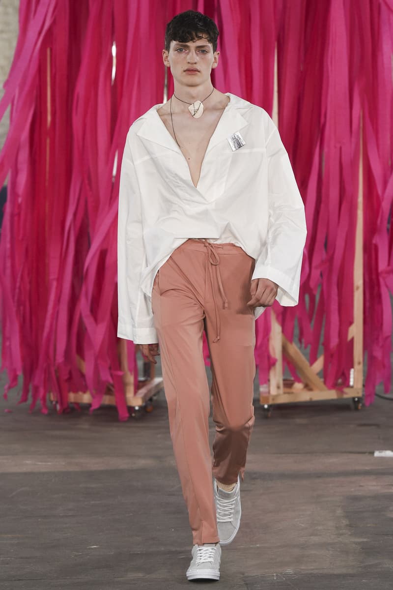 MAN 2018 Spring Summer Collection London Fashion Week Men's Per Götesson Art School Rottingdean Bazaar.