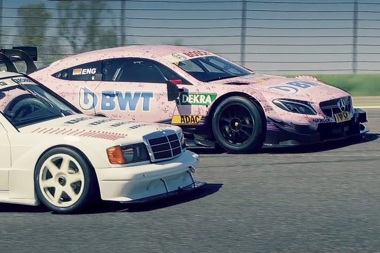 Watch an Old Mercedes-Benz 190E EVO II DTM Hold Its Own Against a C63 AMG DTM