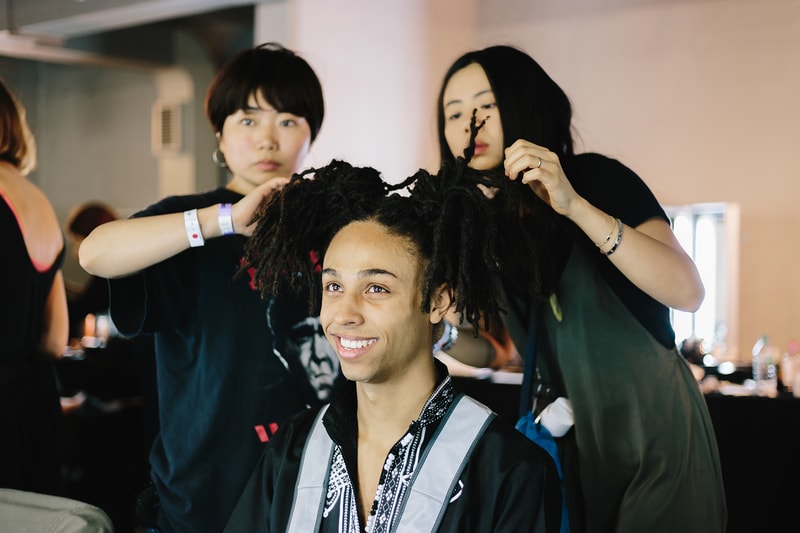 Mihara Yasuhiro Spring/Summer 2018 Backstage