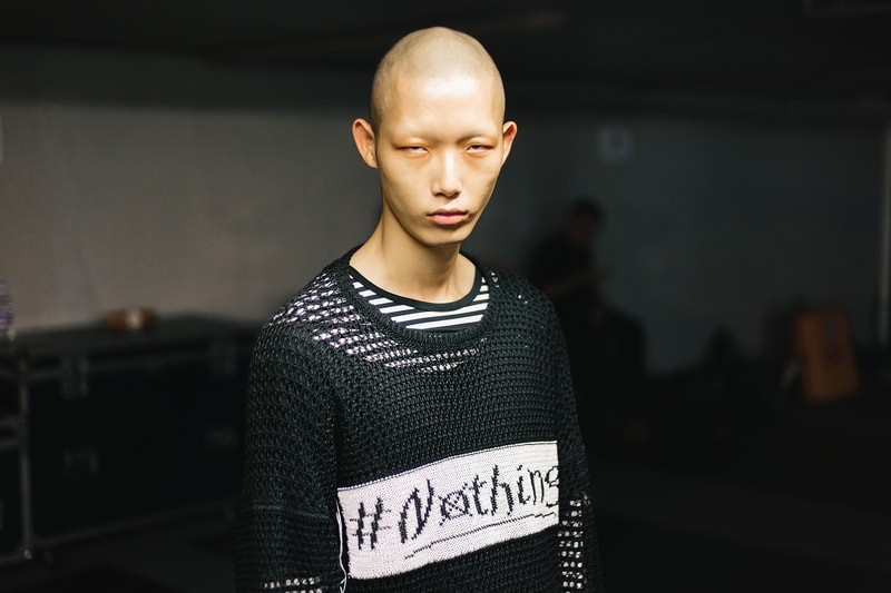 Mihara Yasuhiro Spring/Summer 2018 Backstage