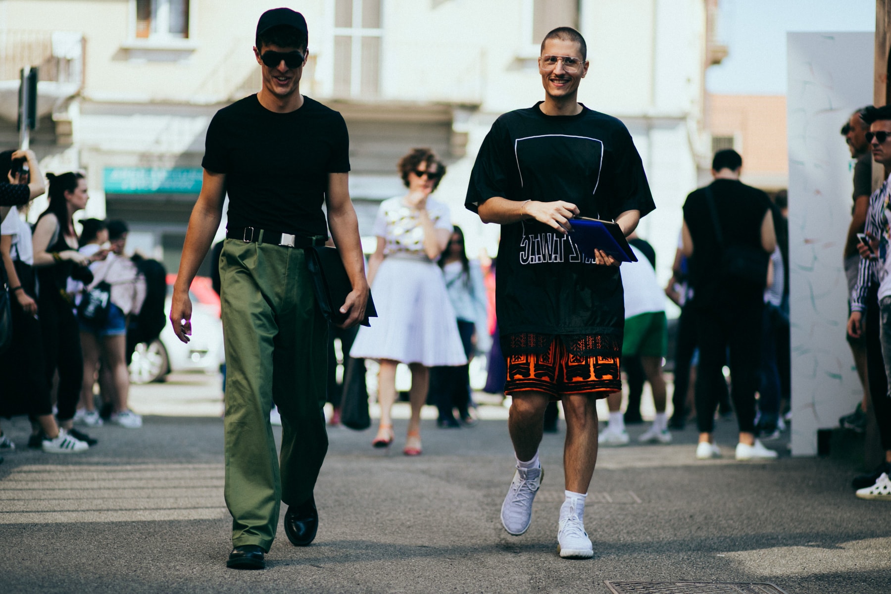 Street Style From Day 1 of Milan 2018 Spring/Summer Presentations